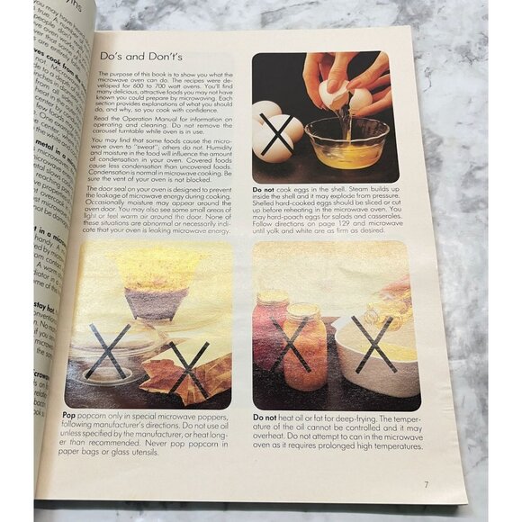 Vintage Sharp Carousel Microwave Cookbook 1981 Recipe Book Paperback - Picture 3 of 9